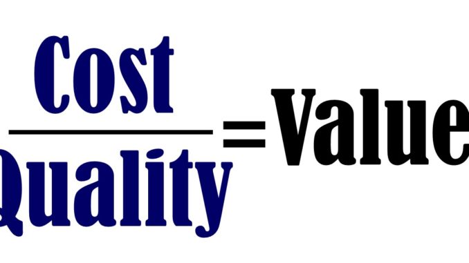 Cost Over Quality Equals Value, Or Does It? – Healthcare Value Analysis ...