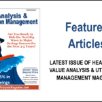 Featured Articles November 2022 – Healthcare Value Analysis & Utilization Management Magazine